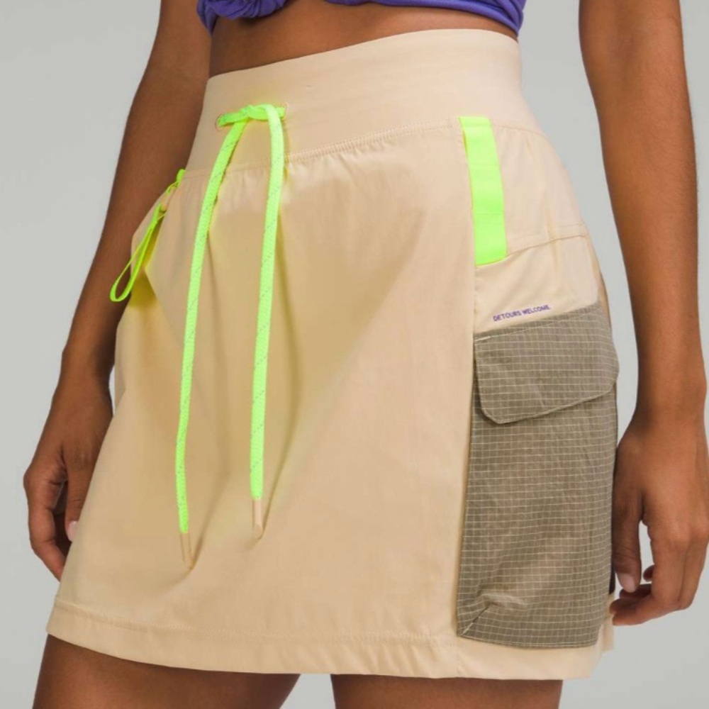 Lululemon Cargo Skirt With Shorts (Skort)
